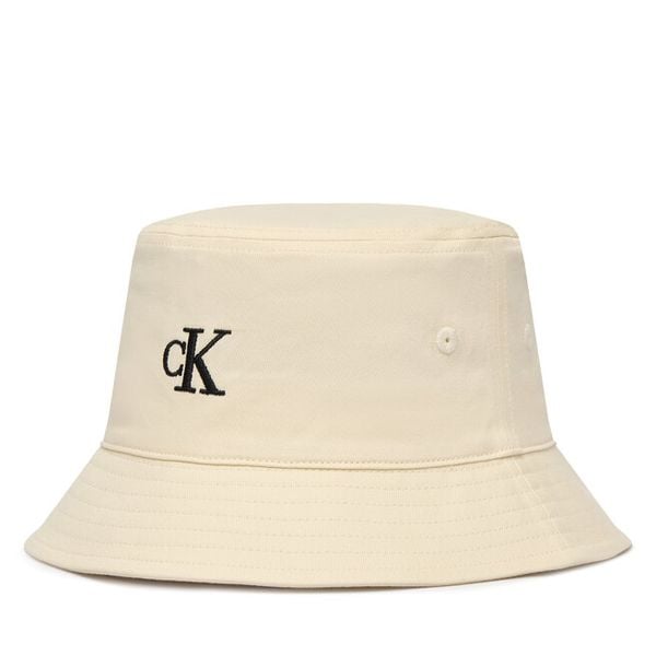 Kapelusz Calvin Klein. Białe kapelusze Calvin Klein, bez wzorów. Za 189.99 zł.