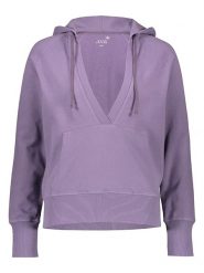 Juvia Bluza w kolorze fioletowym rozmiar: S. Różowe bluzy Juvia, s, bez wzorów, z bawełny, bez ramiączek, z kapturem. Za 154.95 zł.