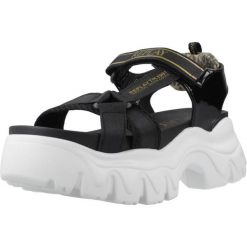 Sandały REPLAY JUYCE JR Czarny. Czarne sandały Replay, bez wzorów, z syntetyku, sportowe, bez obcasa, bez zapięcia. Za 277.99 zł.