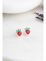 Lodie Silver Srebrne kolczyki-wkrętki z cyrkoniami rozmiar: onesize. Czerwone kolczyki Lodie Silver, z cyrkonią, srebrne. Za 52.99 zł.