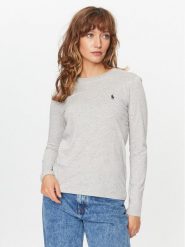 Polo Ralph Lauren Bluzka 211898699004 Szary Regular Fit. Szare bluzki Polo Ralph Lauren, xl, bez wzorów, z bawełny, bez kołnierzyka, bez ramiączek. Za 219.99 zł.