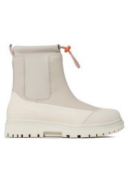 Calvin Klein Jeans Botki Chunky Combat Chelsea Boot Rub YW0YW01065 Beżowy. Brązowe botki Calvin Klein Jeans, bez wzorów, z jeansu, bez obcasa, na płaskiej podeszwie, bez zapięcia. Za 399.99 zł.