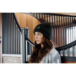 Czapka damska Kentucky Rubber. Czarne czapki zimowe KENTUCKY HORSEWEAR, bez wzorów, sportowe. Za 204.50 zł.