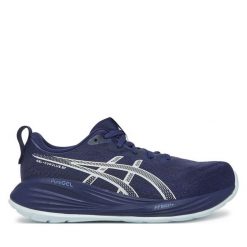 Buty do biegania Asics. Niebieskie buty do biegania ASICS, bez wzorów, bez zapięcia, do biegania. Za 719.99 zł.