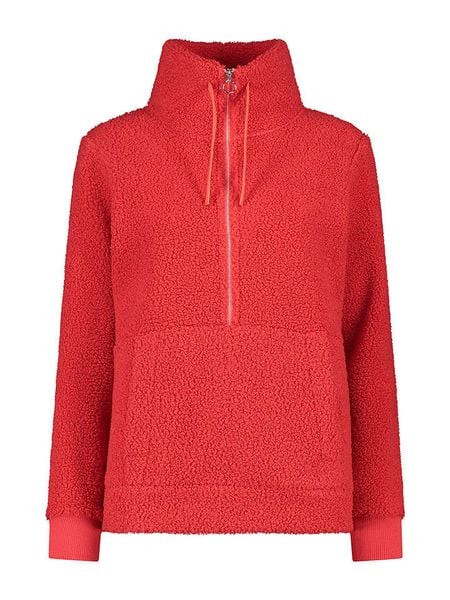 CMP Bluza polarowa w kolorze czerwonym rozmiar: 40. Czerwone bluzy bez kaptura CMP, bez wzorów, z polaru. Za 171.28 zł.