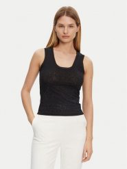 Marciano Guess Top 5RGP21 6311A Czarny Regular Fit. Czarne topy Marciano Guess, xl, z aplikacjami, z syntetyku, bez kołnierzyka, bez ramiączek. Za 269.99 zł.