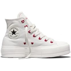 Buty sportowe Converse Chuck Taylor All Star Lift. Białe buty treningowe Converse, bez wzorów, bez zapięcia. Za 590.00 zł.