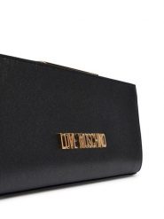 LOVE MOSCHINO Torebka JC4144PP1OLS0000 Czarny. Czarne kopertówki Love Moschino, bez wzorów, ze skóry, wizytowe, bez dodatków. Za 859.99 zł.