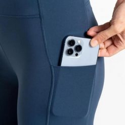 Damskie legginsy Dare 2B Power. Niebieskie legginsy Dare 2b, bez wzorów, z dzianiny. Za 167.00 zł.