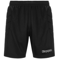 Spodenki bramkarskie dla dzieci Kappa Goalkeeper. Czarne szorty Kappa, bez wzorów. Za 193.00 zł.