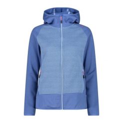 Bluza damska turystyczna CMP 34H6036. Niebieskie bluzy CMP, l, bez wzorów, sportowe, bez ramiączek, bez kaptura. W wyprzedaży za 230.99 zł.
