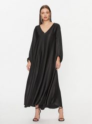 Dixie Sukienka codzienna A782Z037 Czarny Relaxed Fit. Czarne sukienki Dixie, na co dzień, s, bez wzorów, z wiskozy, bez kołnierzyka, bez ramiączek, proste. Za 199.99 zł.