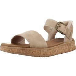 Sandały SKECHERS BOBS SUN VIBE BE CORKY Beżowy. Brązowe sandały Skechers, bez wzorów, z syntetyku, sportowe, bez obcasa, bez zapięcia. Za 263.99 zł.