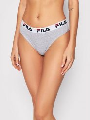 Fila Stringi FU6061 Szary. Szare stringi Fila, bez wzorów, z bawełny. Za 29.99 zł.