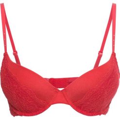 Biustonosz "push up" bonprix czerwony. Biustonosze marki bonprix. Za 54.99 zł.