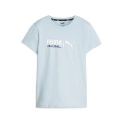 Koszulka PUMA Handball Niebieska. Niebieskie t-shirty sportowe Puma, m, bez wzorów, bez ramiączek, do piłki ręcznej. Za 173.70 zł.