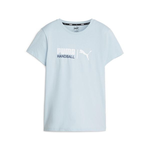 Koszulka PUMA Handball Niebieska. Niebieskie t-shirty sportowe Puma, m, bez wzorów, bez ramiączek, do piłki ręcznej. Za 173.70 zł.
