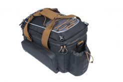 Torba na bagaż XL Pro MIK. Czarne torby sportowe BASIL, bez wzorów, z materiału, na ramię. Za 570.95 zł.