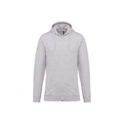 Bluza z kapturem i zamkiem błyskawicznym Kariban. Białe bluzy z kapturem KARIBAN, uniwersalny, bez wzorów, z bawełny, z kapturem. Za 158.50 zł.