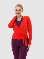 Les Lunes Bluzka sportowa "Luna" w kolorze czerwonym rozmiar: M. Czerwone t-shirty sportowe Les Lunes, m, bez wzorów, z materiału, bez ramiączek, outdoorowe. Za 165.99 zł.