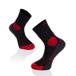 Skarpety tenisowe Fusion czarno-czerwone. Czarne skarpetki TRY TO FLY, bez wzorów. W wyprzedaży za 58.09 zł.