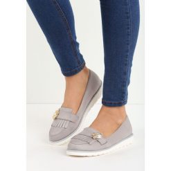 Szare Mokasyny Midge. Mokasyny marki Born2be. Za 59.99 zł.