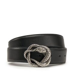 Pasek Damski Just Cavalli. Czarne paski Just Cavalli, bez wzorów. Za 469.99 zł.