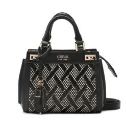 Torebka Guess. Czarne torebki klasyczne Guess, z aplikacjami, klasyczne, bez dodatków. Za 599.99 zł.