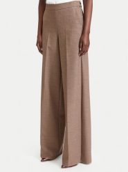 Marella Spodnie palazzo Ghinea 2623136052 Brązowy jasny Wide Leg. Brązowe spodnie materiałowe Marella, bez wzorów, z materiału. Za 1,039.00 zł.