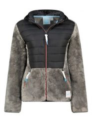 Geographical Norway Kurtka polarowa "Typologie" w kolorze czarno-szarym rozmiar: XL. Szare kurtki Geographical Norway, xl, bez wzorów, z polaru, bez kaptura. Za 143.56 zł.