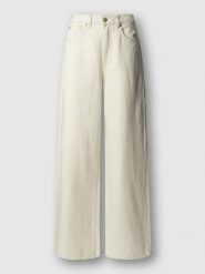 Pepe Jeans Dżinsy "Jaimy" - Wide leg - w kolorze kremowym rozmiar: W30/L32. Brązowe jeansy Pepe Jeans, l, z aplikacjami, z jeansu, klasyczne, z podwyższonym stanem. Za 282.99 zł.