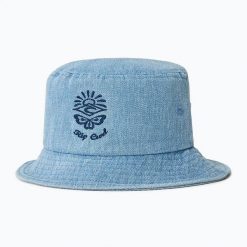 Kapelusz damski Rip Curl Mixed Short Brim Bucket. Niebieskie kapelusze Rip Curl, na lato, bez wzorów, z bawełny, sportowe. Za 109.99 zł.