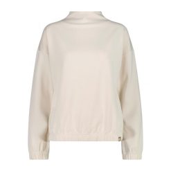 Kurtka z kołnierzem w satynowym modalowym dla kobiet CMP. Białe kurtki CMP, bez wzorów, z satyny, bez kaptura. Za 308.00 zł.