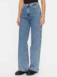Tommy Jeans Jeansy Claire DW0DW20445 Niebieski Wide Leg. Niebieskie jeansy Tommy Jeans, bez wzorów, z bawełny. Za 319.99 zł.