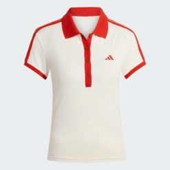 KOSZULKA POLO TENNIS CLASSICS. Niebieskie t-shirty sportowe adidas, l, bez wzorów, z elastanu, bez ramiączek, tenisowe, climacool (adidas). Za 219.00 zł.
