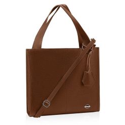 Shopperka skórzana BETLEWSKI TWB-DOL-50 CAMEL. Brązowe torebki klasyczne bez wzorów, ze skóry, bez dodatków. Za 379.99 zł.