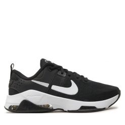 Buty na siłownię Nike. Czarne buty treningowe Nike, bez wzorów, bez zapięcia, na fitness i siłownię, nike zoom. Za 379.99 zł.