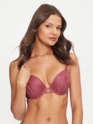 Chantelle X Biustonosz push-up Xquisite C01ANR Różowy. Czerwone biustonosze Chantelle X, bez wzorów, z syntetyku. Za 399.99 zł.