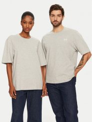 AMI Paris T-Shirt UTS024.726 0951 Szary Regular Fit. Szare t-shirty AMI PARIS, xs, bez wzorów, z bawełny, bez kołnierzyka, bez ramiączek. Za 539.99 zł.