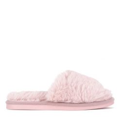 Kapcie DeeZee. Czerwone kapcie DeeZee, bez wzorów. Za 59.99 zł.