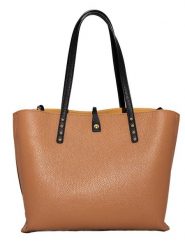 Victor & Hugo Paris Skórzany shopper bag "Maina" w kolorze beżowym - 35 x 27 x 15 cm rozmiar: onesize. Brązowe shopper bag Victor & Hugo Paris, bez wzorów, z materiału, na ramię, bez dodatków. Za 383.03 zł.