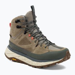 Buty trekkingowe damskie Jack Wolfskin Terraquest Texapore Mid. Zielone buty trekkingowe Jack Wolfskin, bez wzorów, bez zapięcia. Za 649.99 zł.