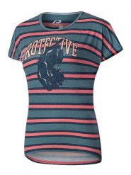 Protective Koszulka kolarska w kolorze zielono-pomarańczowym rozmiar: 36. Pomarańczowe t-shirty sportowe Protective, s, bez wzorów, z materiału, bez ramiączek, rowerowe. Za 120.45 zł.