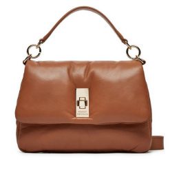 Torebka Tommy Hilfiger. Brązowe torebki klasyczne Tommy Hilfiger, bez wzorów, klasyczne, bez dodatków. Za 659.99 zł.
