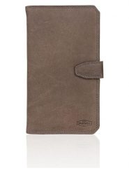 SPARWELL Skórzany portfel w kolorze brązowym - 11 x 19 x 2,5 cm rozmiar: onesize. Brązowe portfele SPARWELL, bez wzorów, z materiału. Za 86.99 zł.