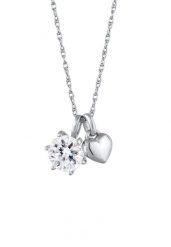 Elli Kamieniem Damski Wisiorek Serce Łańcuszek Skręcany Szklane Kryształy Brilliant Szlifowane Białe 925 Sterling Silver Naszyjniki 1 ct. Białe łańcuszki Elli, z materiału, z diamentem, srebrne. Za 253.99 zł.