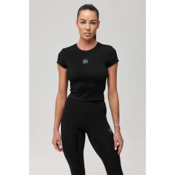 Koszulka sportowa oddychająca Rough Radical Zoya Classic. Czarne t-shirty sportowe ROUGH RADICAL, bez wzorów, bez ramiączek, na fitness i siłownię. Za 109.90 zł.