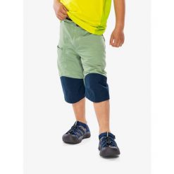 Spodenki dziecięce Vaude Caprea Antimos Shorts. Zielone szorty Vaude, bez wzorów, sportowe. Za 136.49 zł.