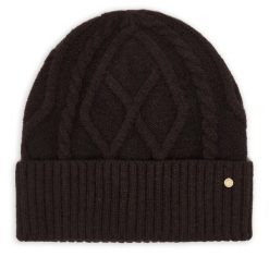 Czapka Armani Exchange. Brązowe czapki zimowe Armani Exchange, bez wzorów. Za 264.99 zł.