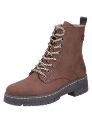 Rieker Botki w kolorze brązowym na obcasie rozmiar: 36. Brązowe botki Rieker, bez wzorów, eleganckie, bez obcasa, na obcasie, bez zapięcia. Za 174.95 zł.